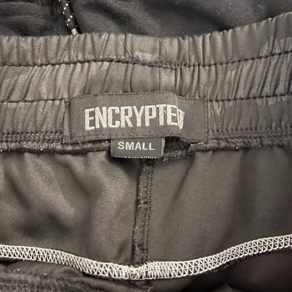 Encrypted Boys Black Camo Joggers Size S - Picture 7 of 8